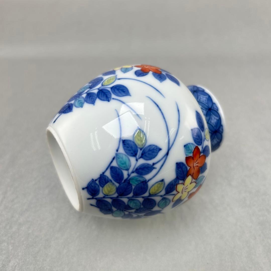 鍋島御庭焼　色鍋島　茶入れ