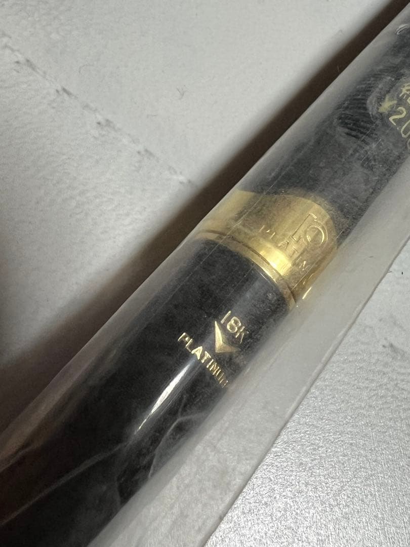 希少レア　platina プラチナ万年筆　デッドストック　昭和　未使用　k18