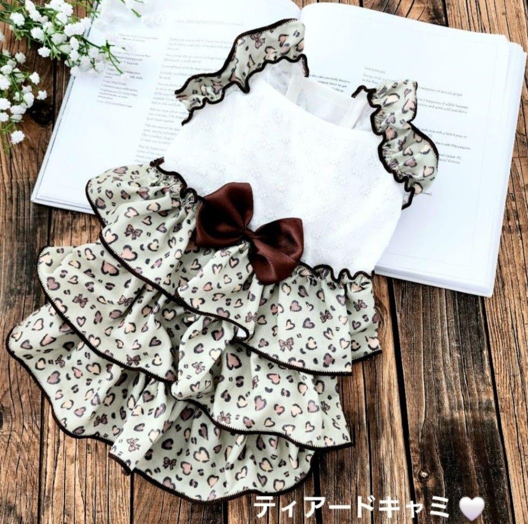 choco ♯様❤Heart Leopard ♡ハンドメイド犬服♡オーダー