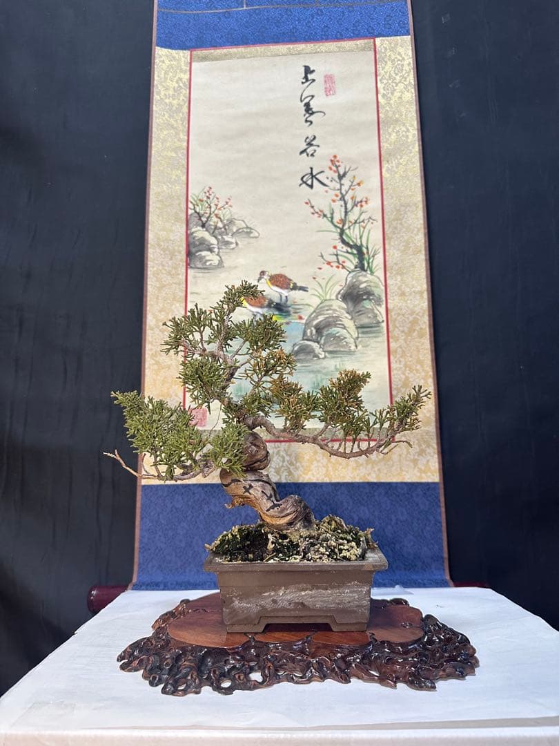 盆栽飾り台