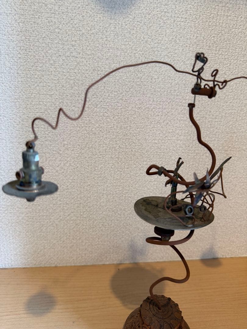 ワイヤーアート オブジェ ハンドメイド インテリア雑貨 置物 アート作品