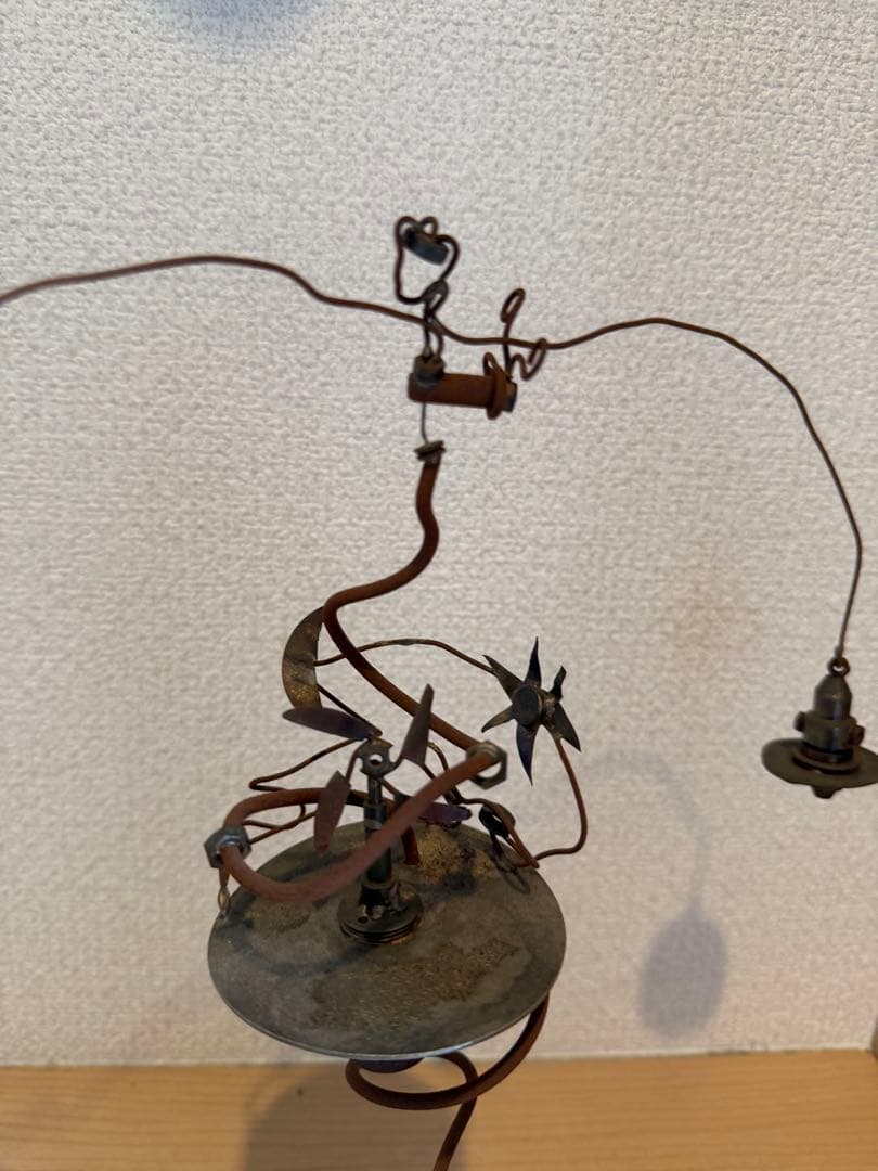 ワイヤーアート オブジェ ハンドメイド インテリア雑貨 置物 アート作品