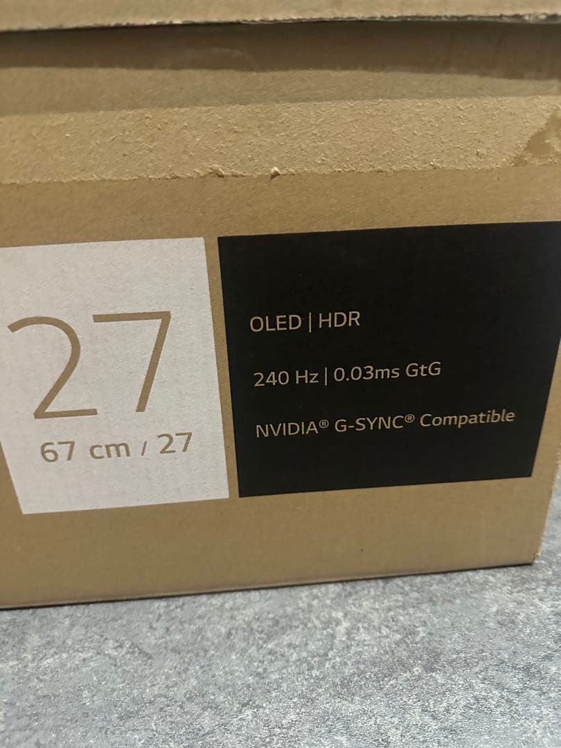 LG UltraGear 27GR95QE-B 有機EL WQHD 240Hz