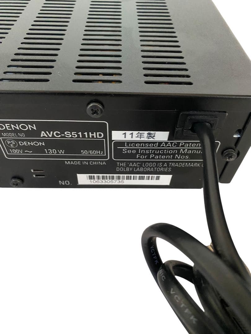 DENON ホームシアター AVC-S511HD スピーカー一式