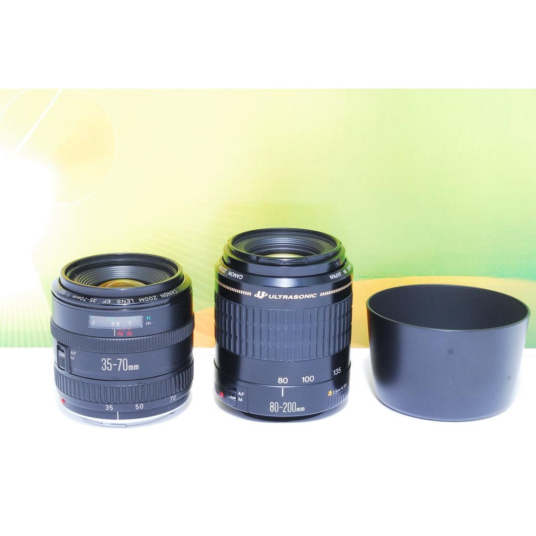 完動品 Canon kiss X7 ダブルレンズセット 一眼レフ 大人気機種