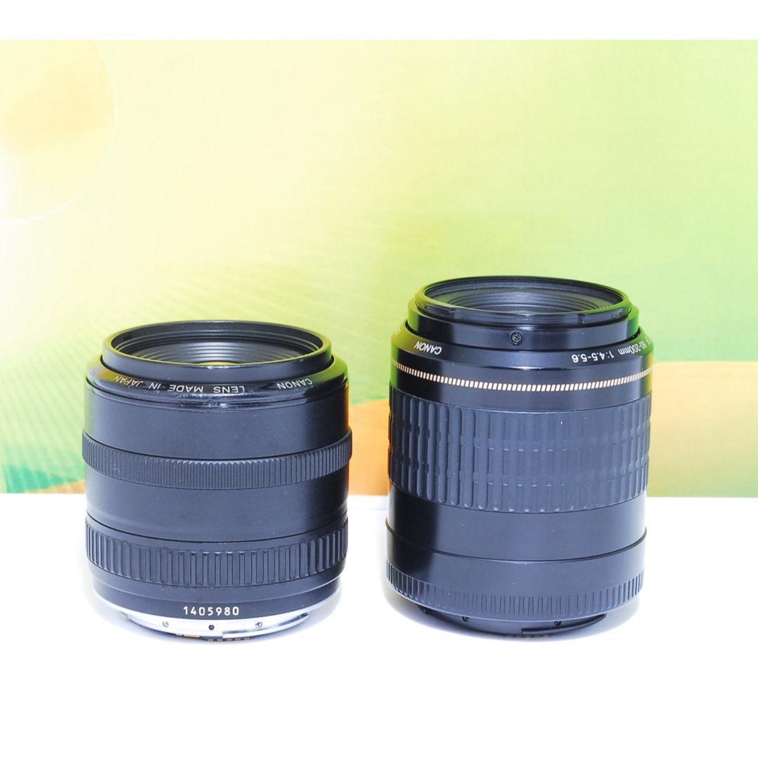 完動品 Canon kiss X7 ダブルレンズセット 一眼レフ 大人気機種
