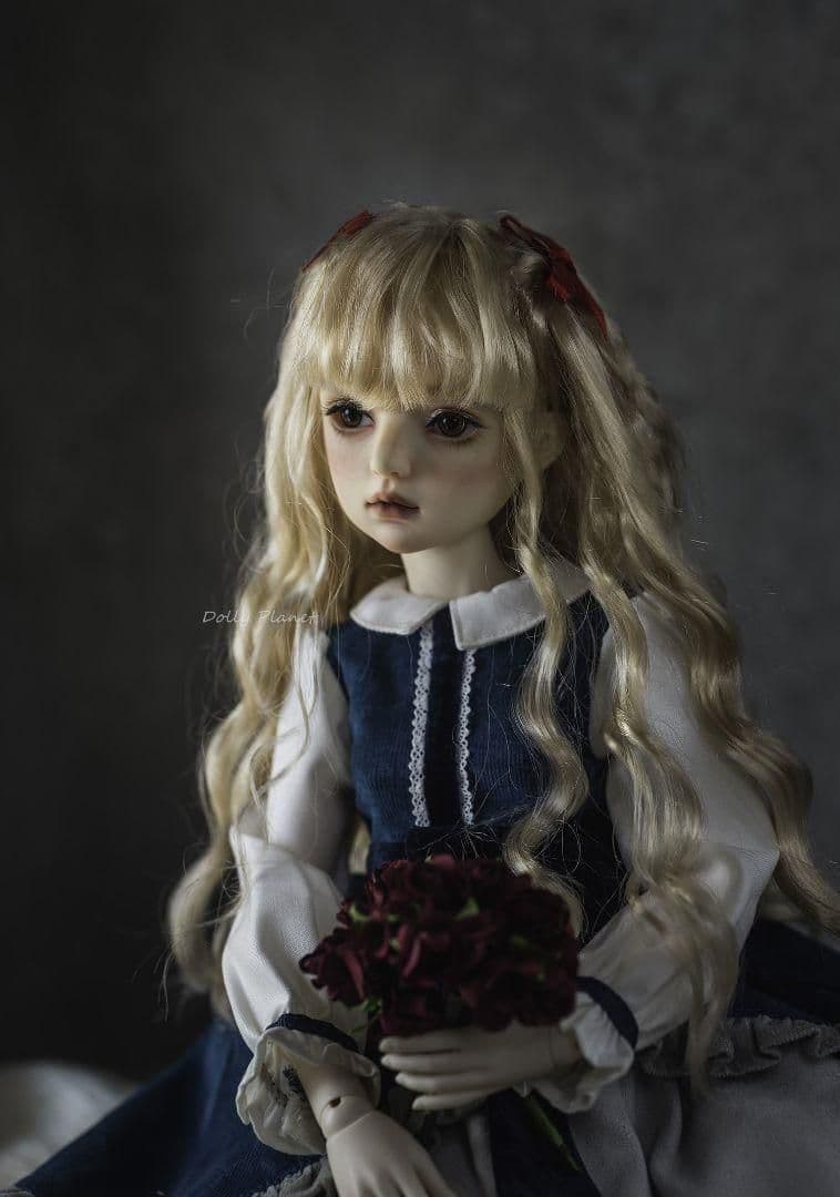 TY63 BJD 1/3 人形 ドール ウィッグ カツラ 耐熱 ハンドメイド