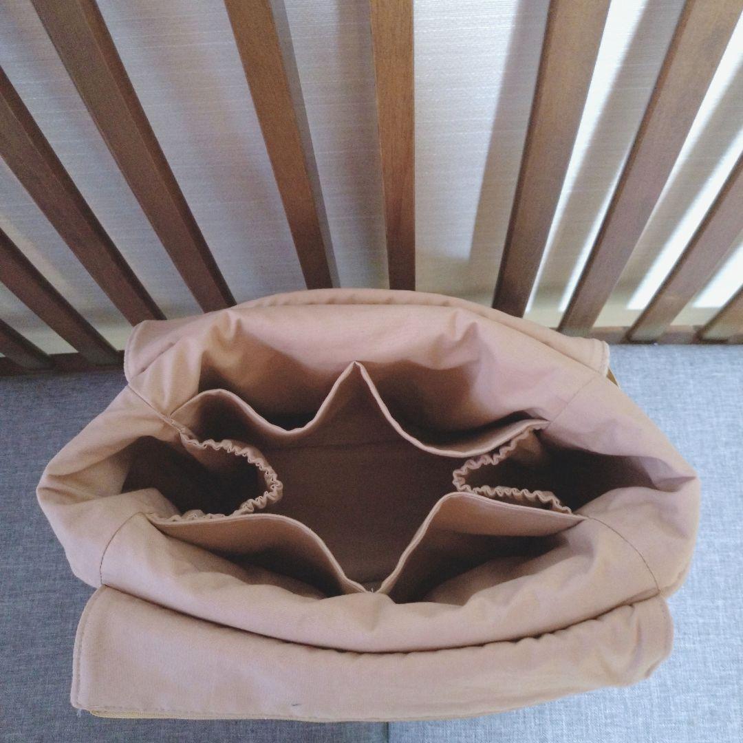 ポケットいっぱいヌビバッグ　ファスナーバッグ　ハンドメイド