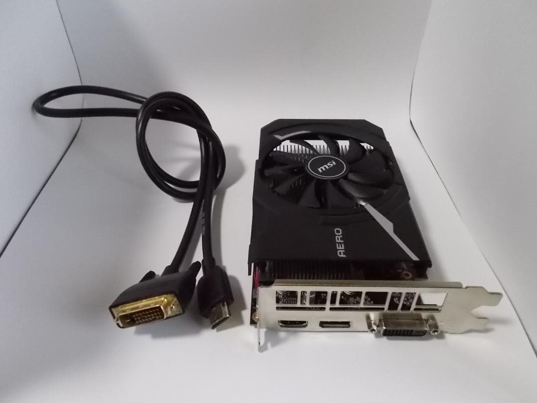 MSI Geforce GTX1650 4G ケーブルおまけ付