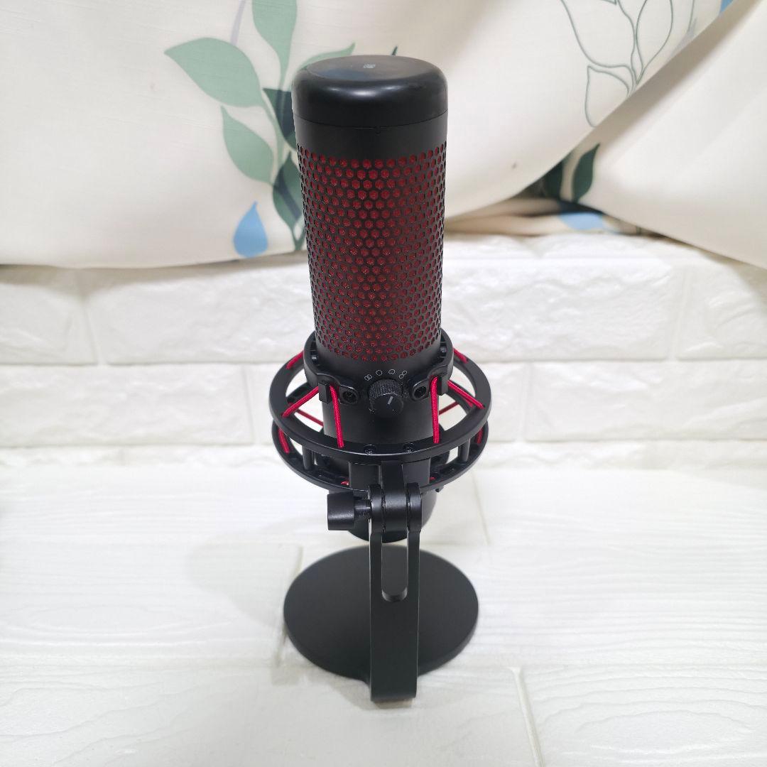 446】HyperX QuadCast スタンドアロンマイク HX-MICQC