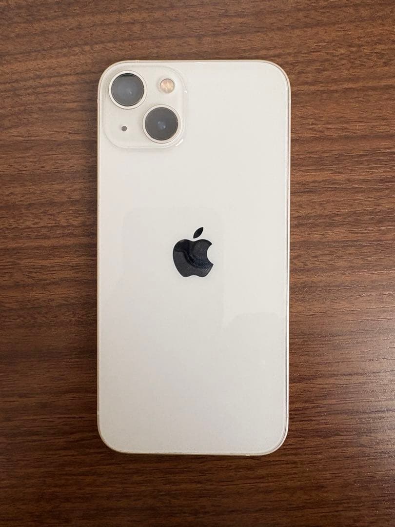 iPhone13ホワイト128G 、充電コード、ケース付き 美品