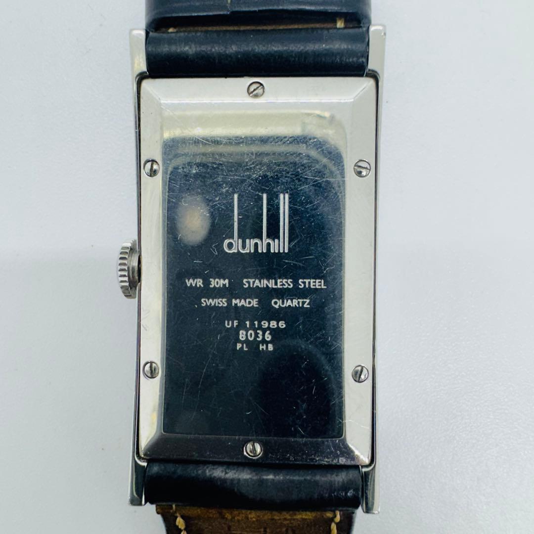 ✨Dunhill✨ダンヒル✨クォーツ✨8036✨ブラック文字盤✨腕時計✨