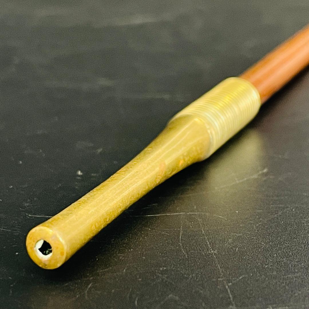 真鍮 キセル 煙管 ロング 約36.5cm 喫煙具 アンティーク R8SA107