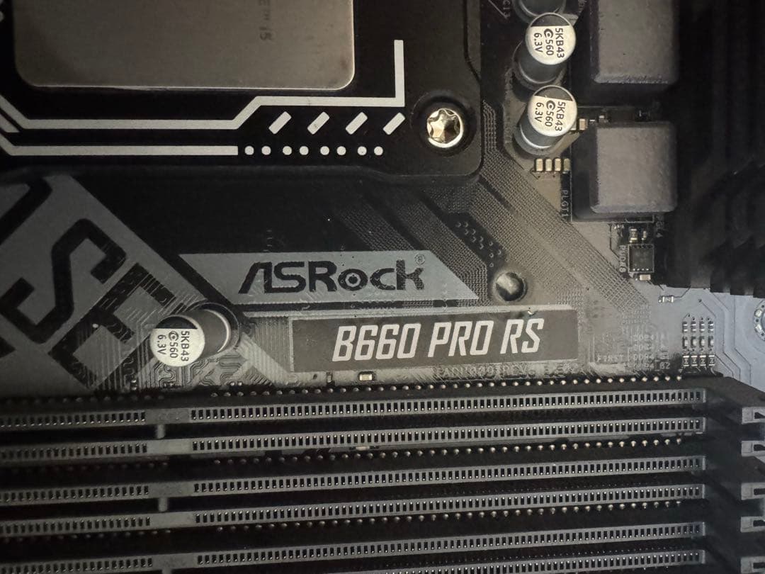 【高コスパ】ASRock B660 Pro RS + i5-12400 セット