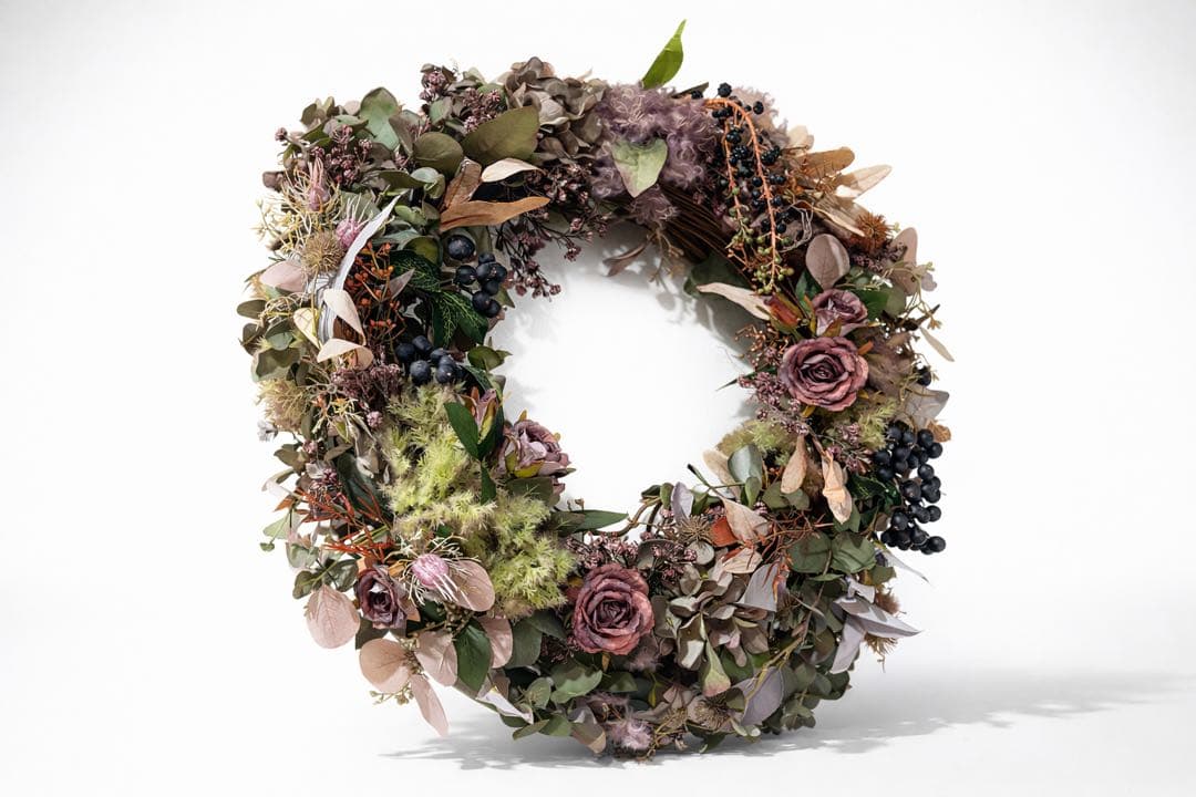 特大50cmナチュラルリースドライ北欧インテリアボタニカルLargeWreath